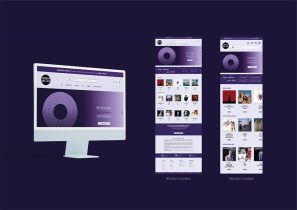 Mockup et maquette site Apollo Records